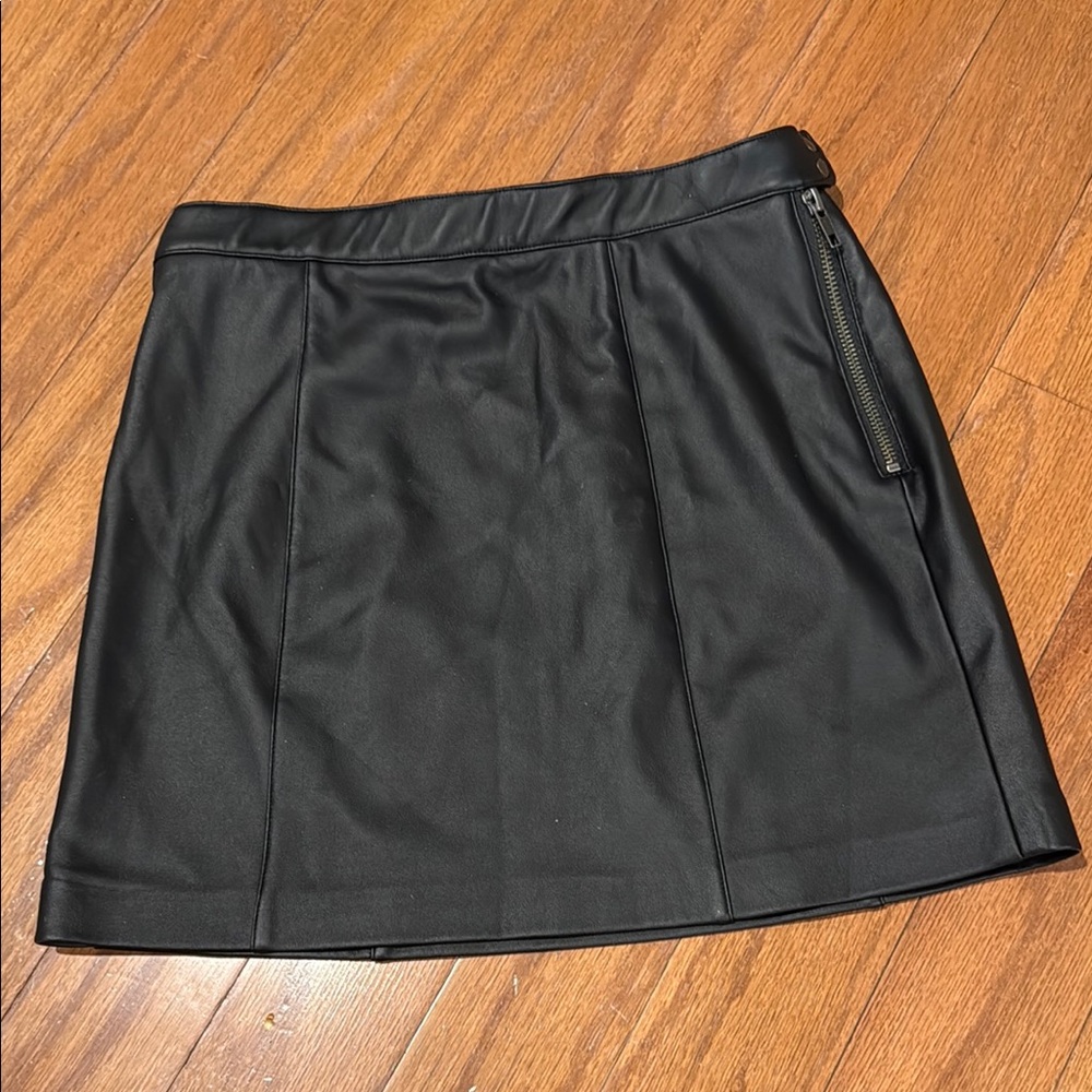 Gentle Fawn Black Skater Mini Skirt